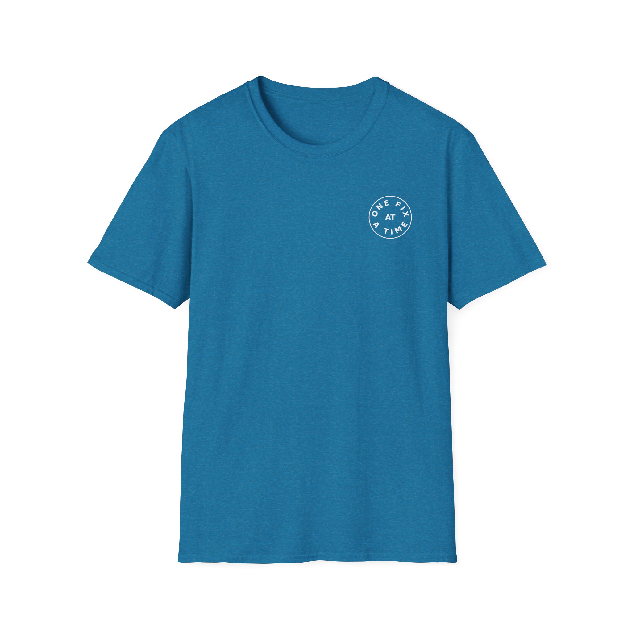 one fix at a time shirt white logo