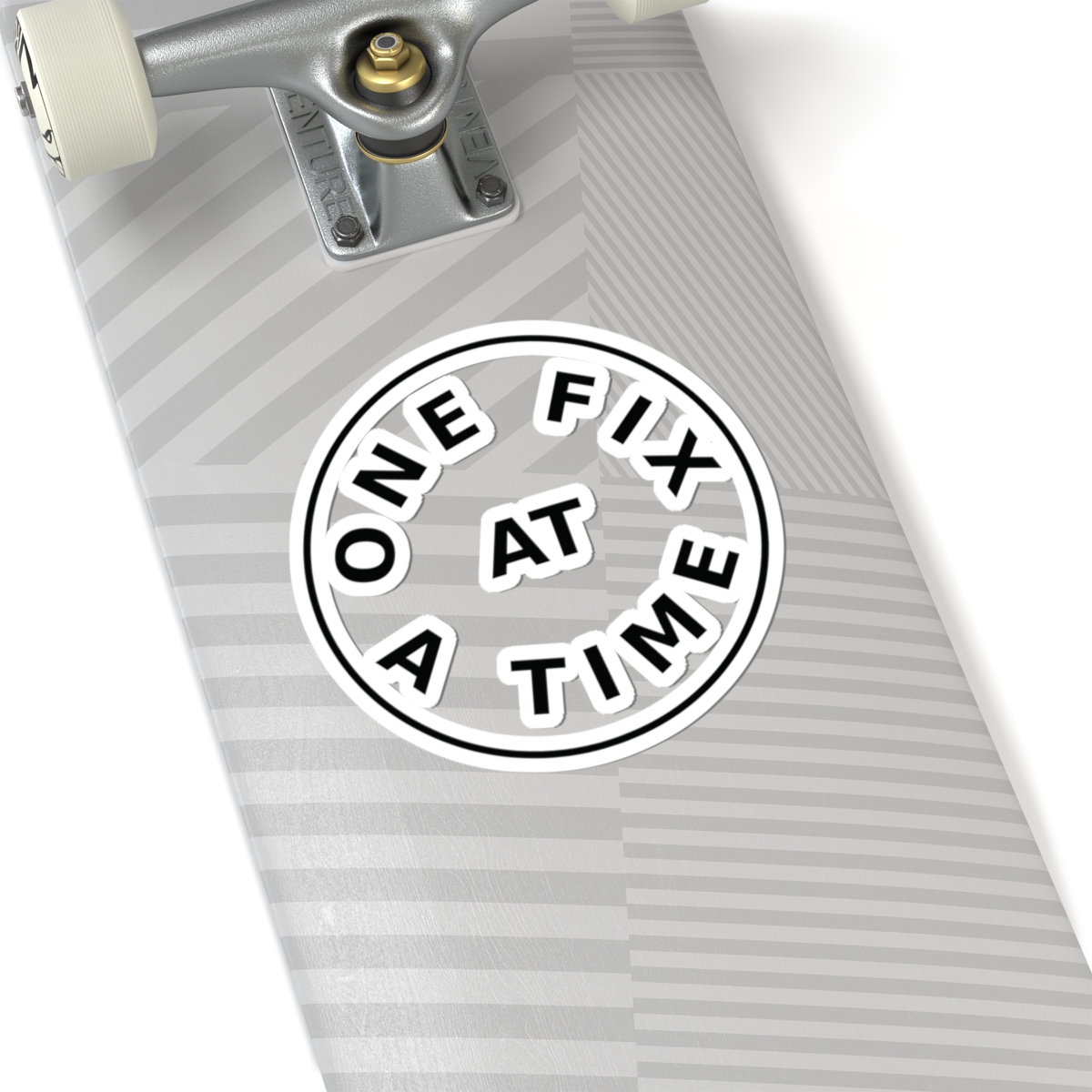 one fix at a time sticker